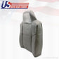 2002 - 2007 Ford F-250 Diesel 4X4 Driver Bottom & Back Leather Seat Covers Gray