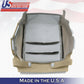 Driver Passenger Bottom Perforated Leather Cover Tan For Acura MDX 2007 to 2012