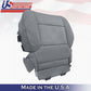 DRIVER PASSENGER Bottom Cloth Seat Cover Dark Ash Gray 2014-2018 Chevy Silverado