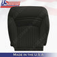 1997 -2004 Chevy Corvette Perforated Bottoms Leather Seat Cover Black