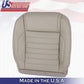 Passenger Bottom Perforated Leather Cover Tan Fits For 2010 - 2014 Ford Mustang