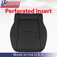 2001 to 2004 For Mercedes Benz Driver & Passenger Bottom Leather Covers in Black