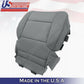 DRIVER PASSENGER Bottom Cloth Seat Cover Dark Ash Gray 2014-2018 Chevy Silverado