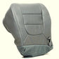 2002 2003 Ford F150 Lariat Driver Bottom Replacement Leather Seat Cover Gray