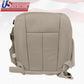 2007 2008 Ford Expedition Driver and Passenger Bottom Leather Seat Cover Gray