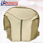 2002 GMC Sierra 3500 Passenger Side Bottom Leather Seat Cover Med Neutral Tan