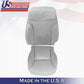 Fits 2002 to 2006 Lexus ES300 ES330 Front Set Top & Bottom Leather Cover Gray