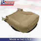 1999-2004 Chevrolet Corvete Driver Passenger lower Perforated Leather cover Tan