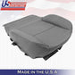 2014 to 2019 Chevy Silverado Work Truck HD-Driver Bottom VINYL Seat Cover Gray