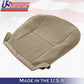 Fits 2009 2010 2011 Toyota Tacoma Driver -Passenger Bottom Cloth Seat Cover Tan