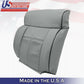 Gray Front Upper Backrest Leather Seat Cover FOR 2006 2007 2008 Lincoln Mark LT