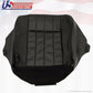2006 F250 Harley-Davidson Passenger Bottom Perforated Leather Seat Cover BLACK