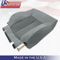 Driver & Passenger Top Cloth Seat Cover Steel Gray 2011 2012 2013 2014 Ford F150