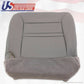 2000 Ford Excursion Limited Driver & Passenger Bottom Leather Seat Cover Gray