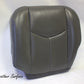 03 04 05 06 GMC Sierra Driver Bottom Leather Seat Cover Dark Gray
