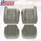 2003 To 06 GMC Yukon Sierra 1500 2500 3500 HD Upholstery leather seat cover Gray