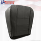 2008 to 2010 Ford F250 Driver Side Bottom Replacement Seat Cover Color Black
