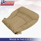 1999-2004 Chevrolet Corvete Driver Passenger lower Perforated Leather cover Tan