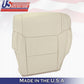 Fits 2014 to 2018 Toyota Tundra PASSENGER Bottom Leather Seat Cover Sand Beige