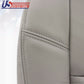 2013 2014 Chevy Tahoe & Suburban Driver Bottom Leather Seat Cover Light Gray