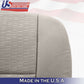 2007-2014 Ford Expedition-DRIVER PASSENGER Bottom CLOTH in GRAY seat cover