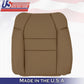 2005 For Acura MDX Passenger Top & Bottom Synthetic Leather Seat Covers Tan