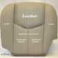 03 04 05 06 Cadillac Escalade platinum Leather Passenger Bottom Seat Cover Tan