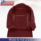 1995 to 1999 GMC Yukon Sierra Passenger Bottom Cloth Seat Cover Ruby Red