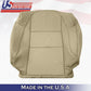 Fits 2013-2018 Acura RDX Driver Passenger Tops Perforated Leather seat Cover Tan