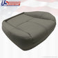 2007 to 2014 Chevy Silverado Work Truck Driver Bottom Vinyl Seat Cover Med Gray