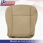 DRIVER Bottom Leather Seat Cover 2003 2004 2005 2006 2007 Cadillac CTS In "TAN"