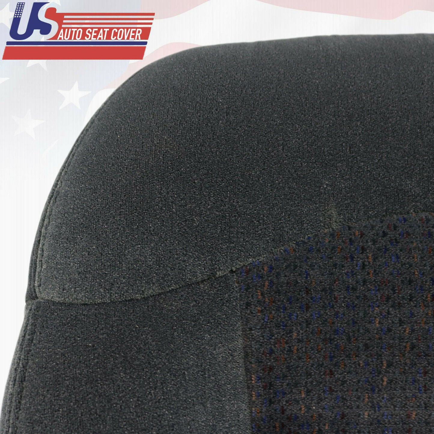 2001-2002 Chevy Z71, LS Driver & Passenger Lower Fabric Seat Cover Dk Graphite