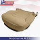 1999-2004 Chevrolet Corvete Driver Passenger lower Perforated Leather cover Tan
