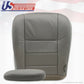 2002 to 2007 Ford F250 F350 Lariat Bottom Leather Seat /Armrest Cover Gray