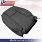 2005 to 2009 For Ford Mustang V6 Passenger Side Top Leather Seat Cover in Black