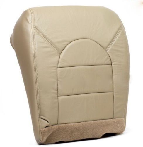 2000 Ford F-250 F-350 Lariat Passenger Bottom Replacement Leather Seat Cover Tan