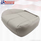 2007 2008 2009 GMC Yukon Driver Side Bottom Leather Seat Cover Light Gray