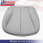 2007 to 2011 For Toyota Camry Passenger Side Bottom Synthetic Seat Cover in Gray