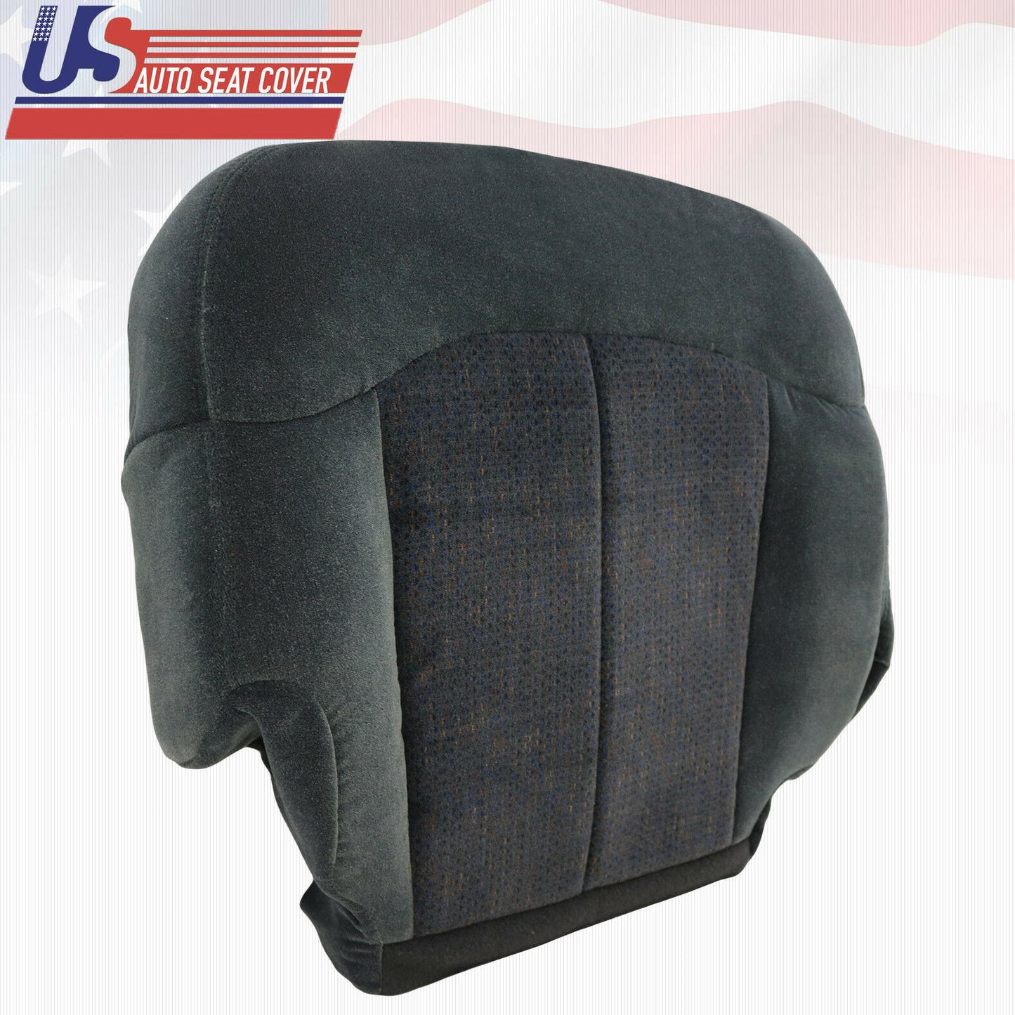 2001-2002 Chevy Z71, LS Driver & Passenger Lower Fabric Seat Cover Dk Graphite