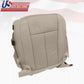2007 2008 Ford Expedition Driver and Passenger Bottom Leather Seat Cover Gray