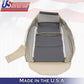 2005 to 2009 For Ford Mustang V6 Driver Side Bottom Leather Seat Cover in Tan
