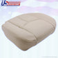 2003 - 2006 Cadillac Escalade Driver & Passenger Bottom Leather Seat Covers Tan