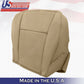 DRIVER Bottom Leather Seat Cover 2003 2004 2005 2006 2007 Cadillac CTS In "TAN"