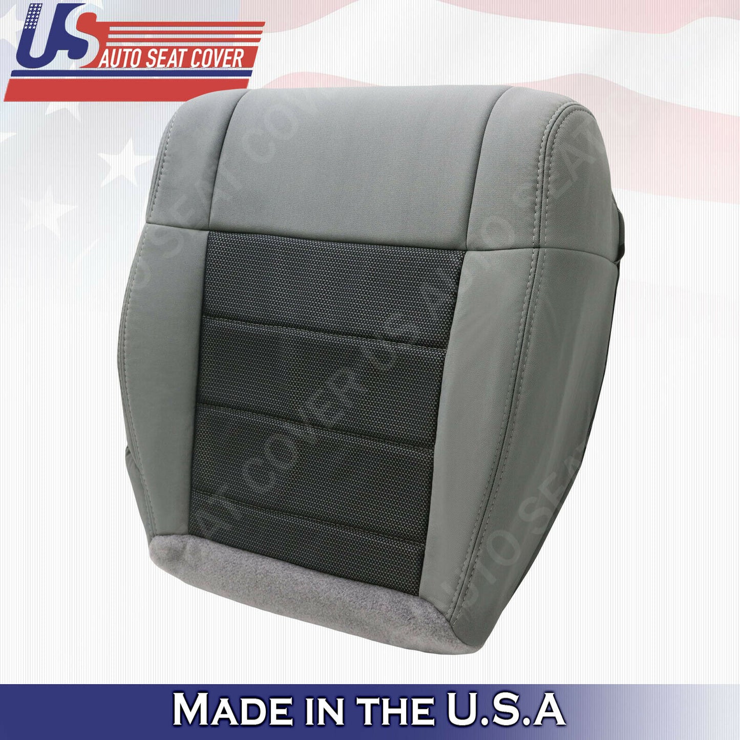 PASSENGER BOTTOM Fabric Cover Dk Gray 2008 2009 2010 Jeep Wrangler Unlimited