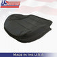Driver & Passenger Bottom Leather Seat Cover Black 1999 - 2004 Volkswagen Jetta