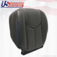 2003 2004 Chevy Avalanche Left Front Bottom Leather Seat Cover Dark Gray