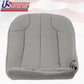 1999 Jeep Grand Cherokee Laredo Driver-Passenger Bottom Leather Seat Cover Gray