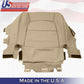 Driver Passenger Bottom Leather Seat Cover in Tan fits 1992-2001 Lexus SC300