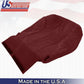 1995 to 1999 GMC Yukon Sierra Passenger Bottom Cloth Seat Cover Ruby Red