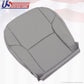 Fits 2003-2009 Toyota 4Runner Driver & Passenger Bottom Leather Seat Covers Gray